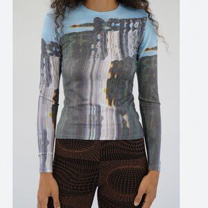 Paloma Wool Victoria Falls print shirt